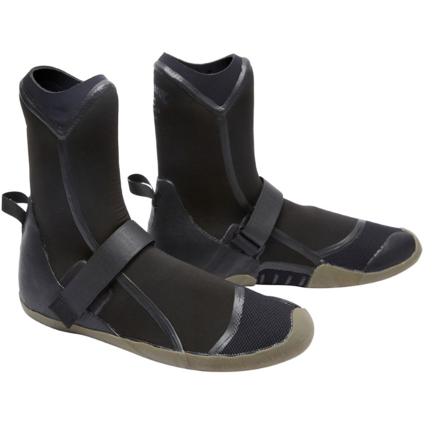 2025 Billabong Mens Furnace 7mm Round Toe Wetsuit Boot ABYWW00105 - Black